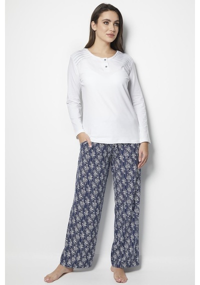 Miorre Doremi White-black Bayan Pijama Takımı 001