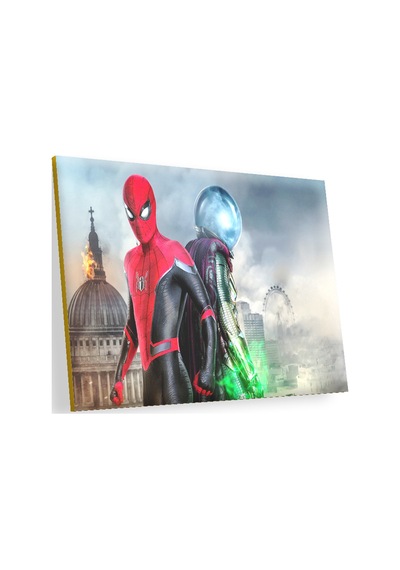 Cakasepetim Spiderman Evden Uzakta Hydro Man Ahşap Mdf Tablo
