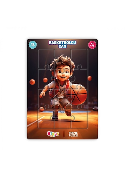 Btoys 5 Adet Lisanslı 12 Parça Can Serisi Puzzle Karışık