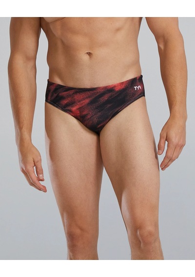 Tyr Durafast Elite Erkek Brief Mayo - Soren Siyah - Kırmızı
