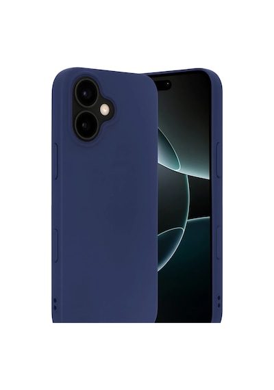 Apple İphone 17 Nano İçi Kadife Silikon - Lacivert