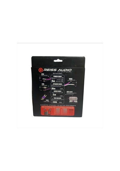 Reiss Audio Rs-awg44 4ga Oto Anfi Kablo Seti