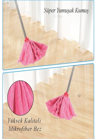Mikrofiber Mop Paspas Yedek Ucu 2 Adet Kaliteli Mikrofiber Parke Mermer Seramik Fayans Paspas Laminant Temizlik