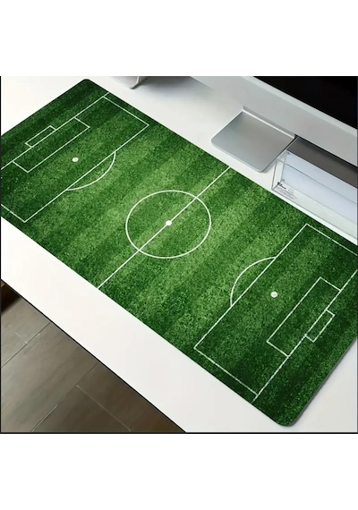 70x30 Cm Futbol Sahası Temalı Kaydırmaz Taban Speed Yüzey Oyuncu Mouse Pad Gaming