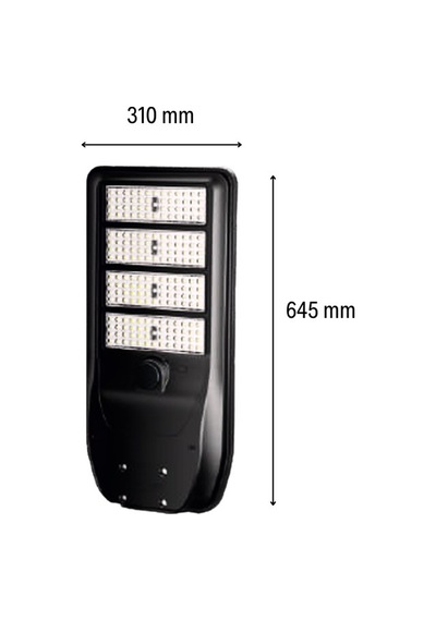 Huzur Elektrik Solar Led Sokak Armatürü 800w Ip65 Beyaz Işık