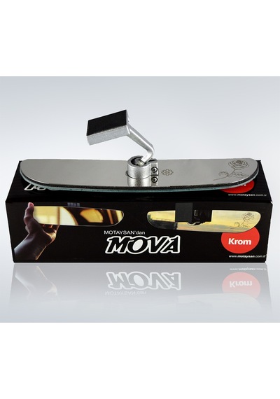 Mova Krom-6 Dik-Eğik Kollu Universal Dikiz Aynası 27X6 Cm