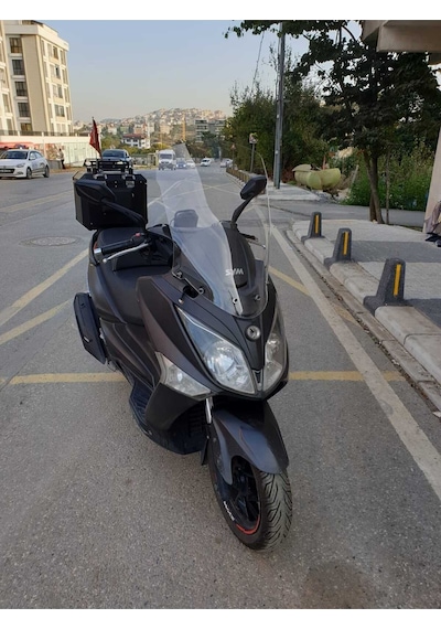 Motocam Sym Joymax 250 İ Ön Cam 2013-2016 Model 75cm Şeffaf Renkli 4mm Uzun