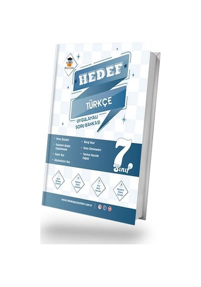 Zeka Küpü Yayınları 7 Sınıf Hedef Türkçe Uygulamalı Soru Bankası P-213417
