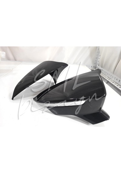 Seat Leon Mk3-3.5 Batman-Yarasa Ayna Kapağı Plastik PARLAK SİYAH