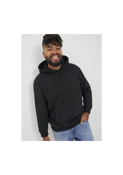 Jack & Jones Plus Büyük Beden Sweatshirt - Siyah Siyah