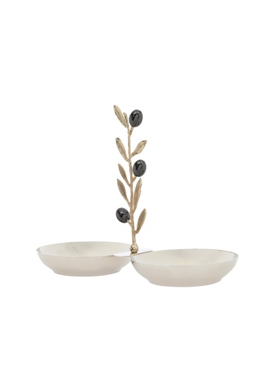 Mudo Home Olıve İkili Dekoratif Sunumluk 25x112x18 Cm