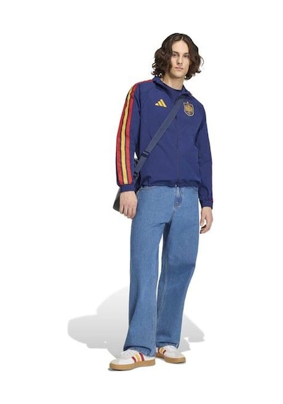Adidas İspanya Home Anthem Erkek Lacivert Dik Yaka Ceket