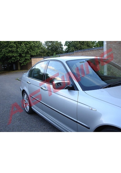 BMW E46 Krom Kapı Kolu Takımı Paslanmaz Çelik (2002-2005 Makyajlı Kasa)