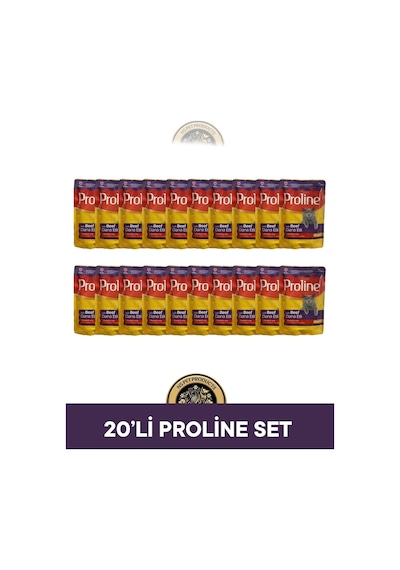 Proline Pouch Dana Etli Yaş Kedi Maması 20x85gr