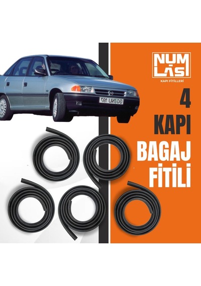 Opel Astra F Sedan 1991-2002 4 Kapı + Bagaj Fitili-a Kalite-numlas-nm6787