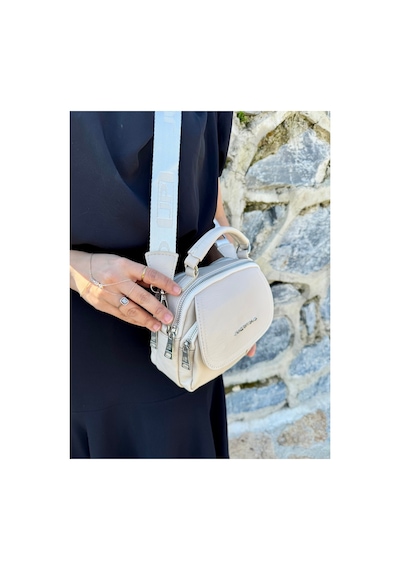 Just Polo Kadın Yeni Sezon Yumuşak Deri Şal Detaylı Ayarlanabilir Askılı Şık El Ve Omuz Çantası Shopper Taş 91134650