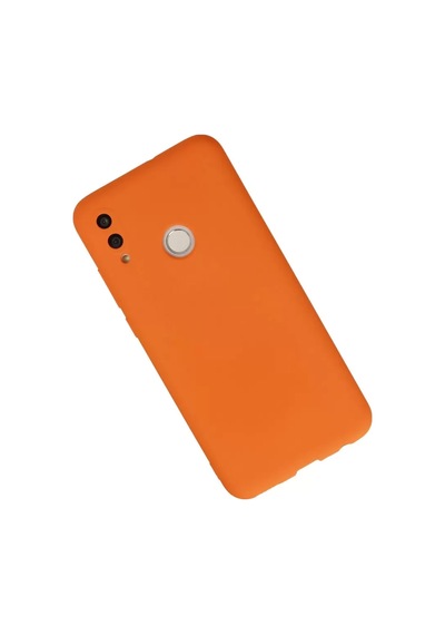 Newface Huawei P Smart 2019 Kılıf Nano İçi Kadife Silikon - Turuncu