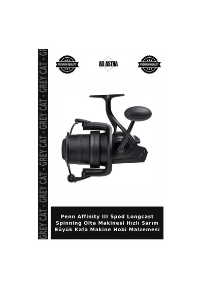 Penn Affinity Iıı Spod Longcast Spinning Olta Makinesi Hızlı Sarım Büyük Kafa Makine Hobi Malzemesi 8000
