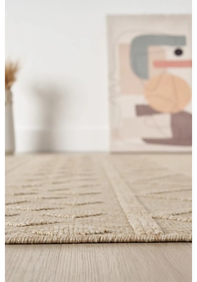 Seyran Halı Loopy 620 Bej %50 Polyester - Polipropilen Yolluk