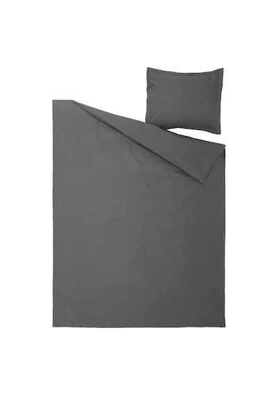 Ikea Hampflockel Tek Kişilik Nevresim Takımı 150 X 200 Cm Siyah Gri