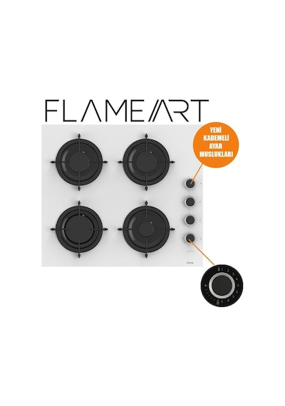 Ferre CS206-FA + QEP63CB +D064-SA Steamart-Fryart-Silentart Serisi Beyaz Set