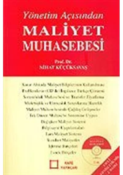 Yönetim Açısından Maliyet Muhasebesi - Nihat Küçüksavaş - Kare Yayınları / Teknik