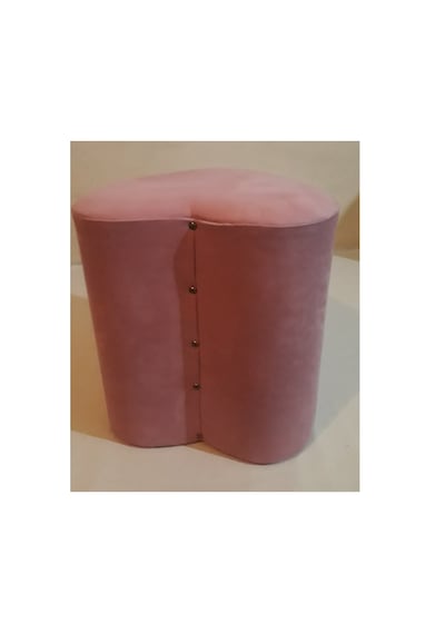 Nesilhomee-Ticaret Silinebilir Kumaş Kalpli Puf