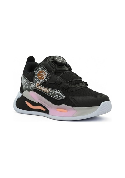 Letao Erkek Çocuk Siyah Füme Makara Döner Mekanizmalı Sneaker Spor Ayakkabı Siyah - Pembe Letao Erkek Çocuk Siyah Füme Makara Döner Mekanizmalı Sneaker Spor Ayakkabı Siyah - Pembe