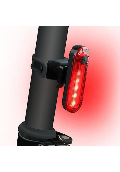 Epic Nist Usb Li Arka Stop Çakar Lambası Şarjlı Arka Işık Kırmızı