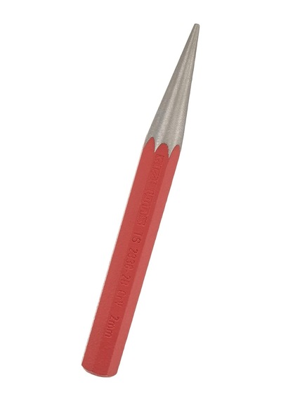 İzeltaş 5545240002 Konik Pim Zımba Boyalı, Kırmızı, 2 Mm