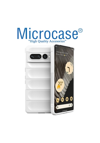Microcase Google Pixel 7 Pro Miami Serisi Darbeye Dayanıklı Silik