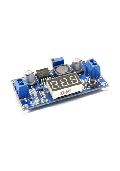 Lm2596 Dc-dc Ayarlanabilir Step-down Modül Dijital Voltmetre Göstergeli