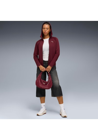 Puma Evostrıpe Full-zip Hoodie Kadın Yetişkin Ceket Bordo