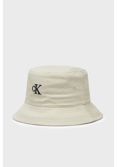 Calvin Klein % 100 Pamuk Logolu Şapka Lv04k5020gyae Bayan Şapka Lv04k5020g Yae Krem