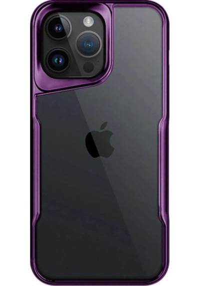 Apple, Uyumlu iPhone 16 Pro Kılıf Boyi Silikon Kapak - Derin Mor