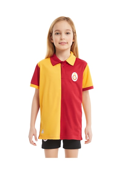 Gsstore Galatasaray Çocuk Match Day Polo T-shirt C212218 Kırmızı - Sarı