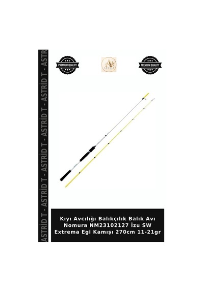 Kıyı Avcılığı Balıkçılık Balık Avı Nomura Nm23102127 İzu Sw Extrema Egi Kamışı 270cm 11-21gr Standart