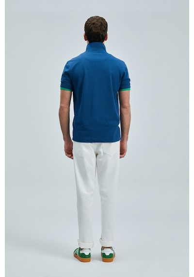 Lufian Erkek T Shirt 111040206s2 Haki-açık Lacivert Haki Lacivert