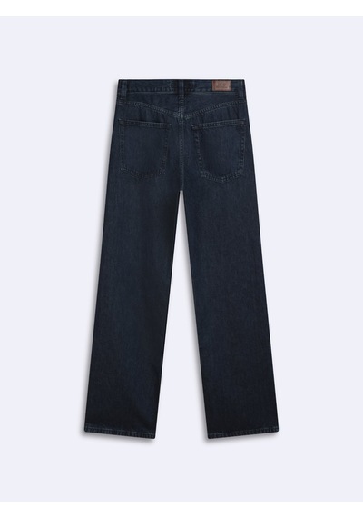 LTB Vanetta Zıp Fermuarlı Straight Dark İndigo Jean Pantolon