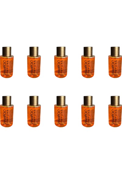 Mini Tek Kullanımlık Otel Kamp Seyehat Saç Şampuanı - 30cc / 30 Ml. - 10 Adet Normal Saçlar