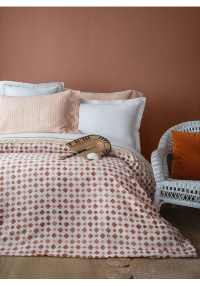 Apricitas Çift Kişilik Tencel Nevresim Takımı Terra Terracota Kahverengi