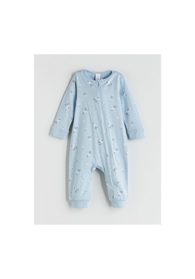 Alıta Cıty Farkıyla Lcw Baby Mavi Oval Yaka Uzun Kollu Kız Bebek Uyku Tulumu 2'li - 938475946