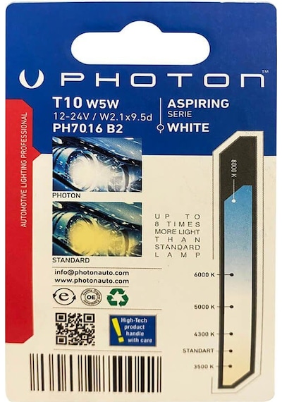 Photon T10 W5W Blister PH7016 B2