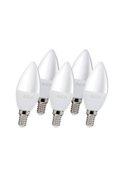 Ack 7w E14 Led Ampul 6500k Beyaz Aa09-00713 5'li Paket