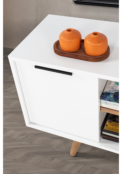 3318 Sina 130 Cm Ahşap Ayaklı , Metal Kulplu Tv Ünitesi , Beyaz - Söğüt , Tv Sehpası , Salon Diğer 3318 Sina 130 Cm Ahşap Ayaklı , Metal Kulplu Tv Ünitesi , Beyaz - Söğüt , Tv Sehpası , Salon Diğer