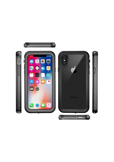 Apple Uyumlu iPhone X İle Kılıf Su Geçirmez 360 Derece Koruma Waterproof Telefon Kılıfı