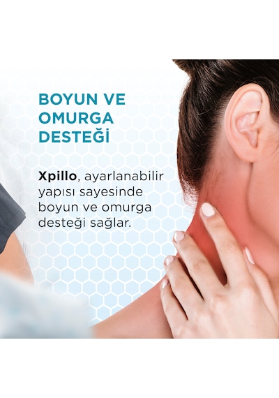 Ayarlanabilir Hafızalı Ortopedik Yastık Çift Yüzey - Serinletici Ve Bambu Kumaş Boyun Destekli Beyaz