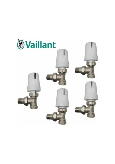 Vaillant Köşe Termostatik Radyatör Vanası 1/2" (5'Li Paket)