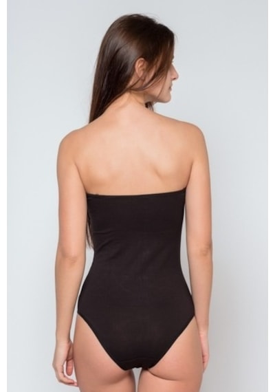 C&City Camasircity 305 Kadın Straplez Çıtçıtlı Body Siyah (543868746)