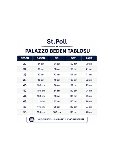 St.poll Christian 90's Açık Mavi Palazzo Salaş Paça Süper Yüksek Bel Jean Pantolon